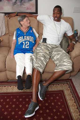 NBA star Dwight Howard and terminally ill Kay Kellog (who has since passed). One of my favorite stories of reaching out to the dying.